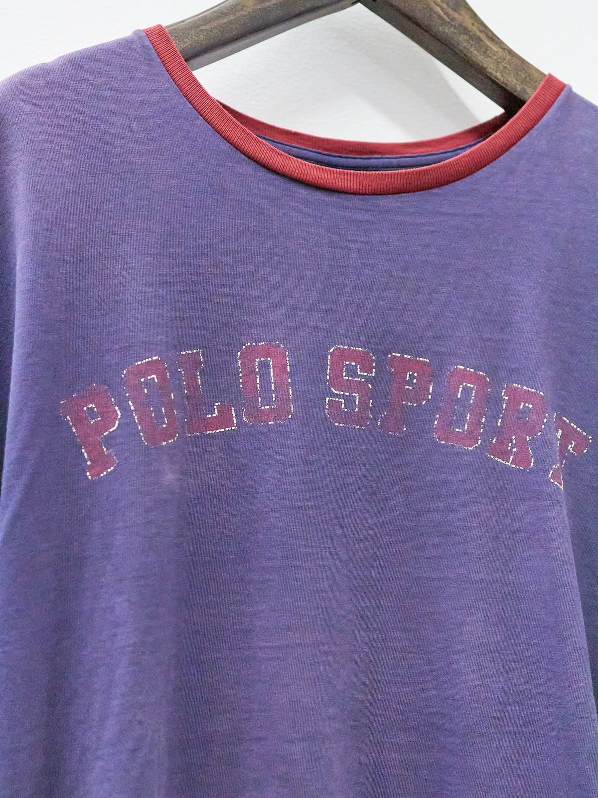 Vintage Polo Sport Faded Ringer T-Shirt