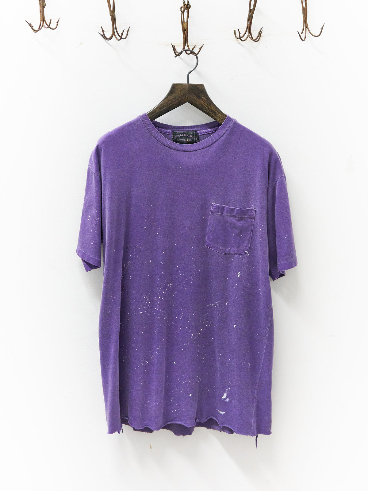 Polo Country Purple Painter's Pocket T-Shirt