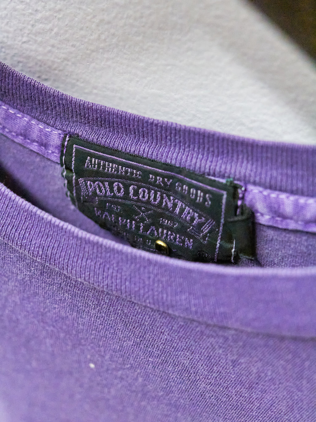 Polo Country Purple Painter's Pocket T-Shirt