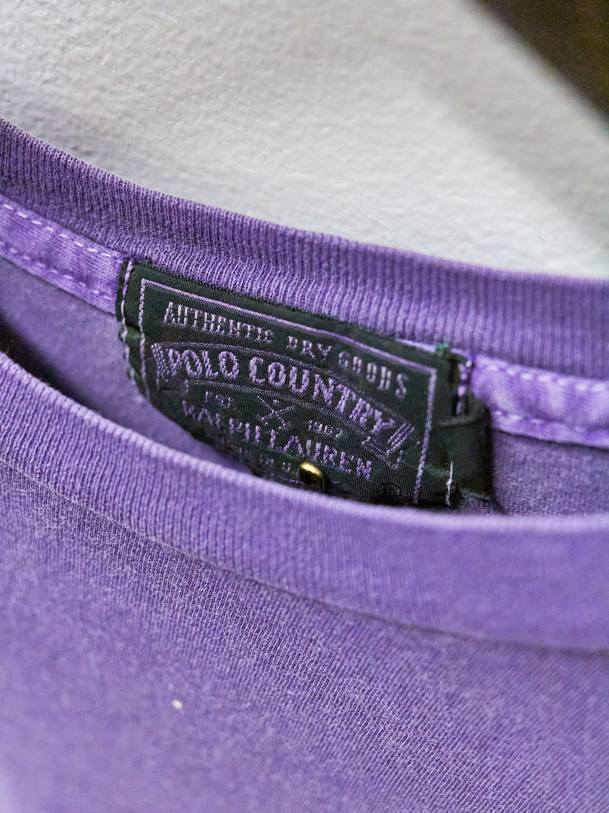 Polo Country Purple Painter's Pocket T-Shirt