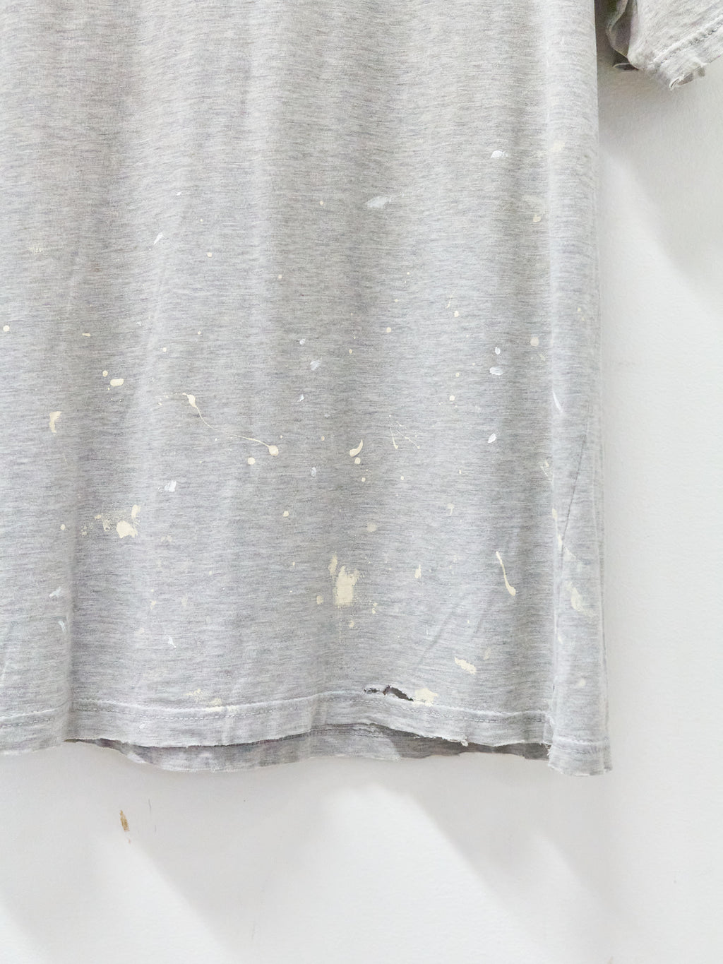 Vintage Polo Sport Thrashed Gray Painter's T-Shirt