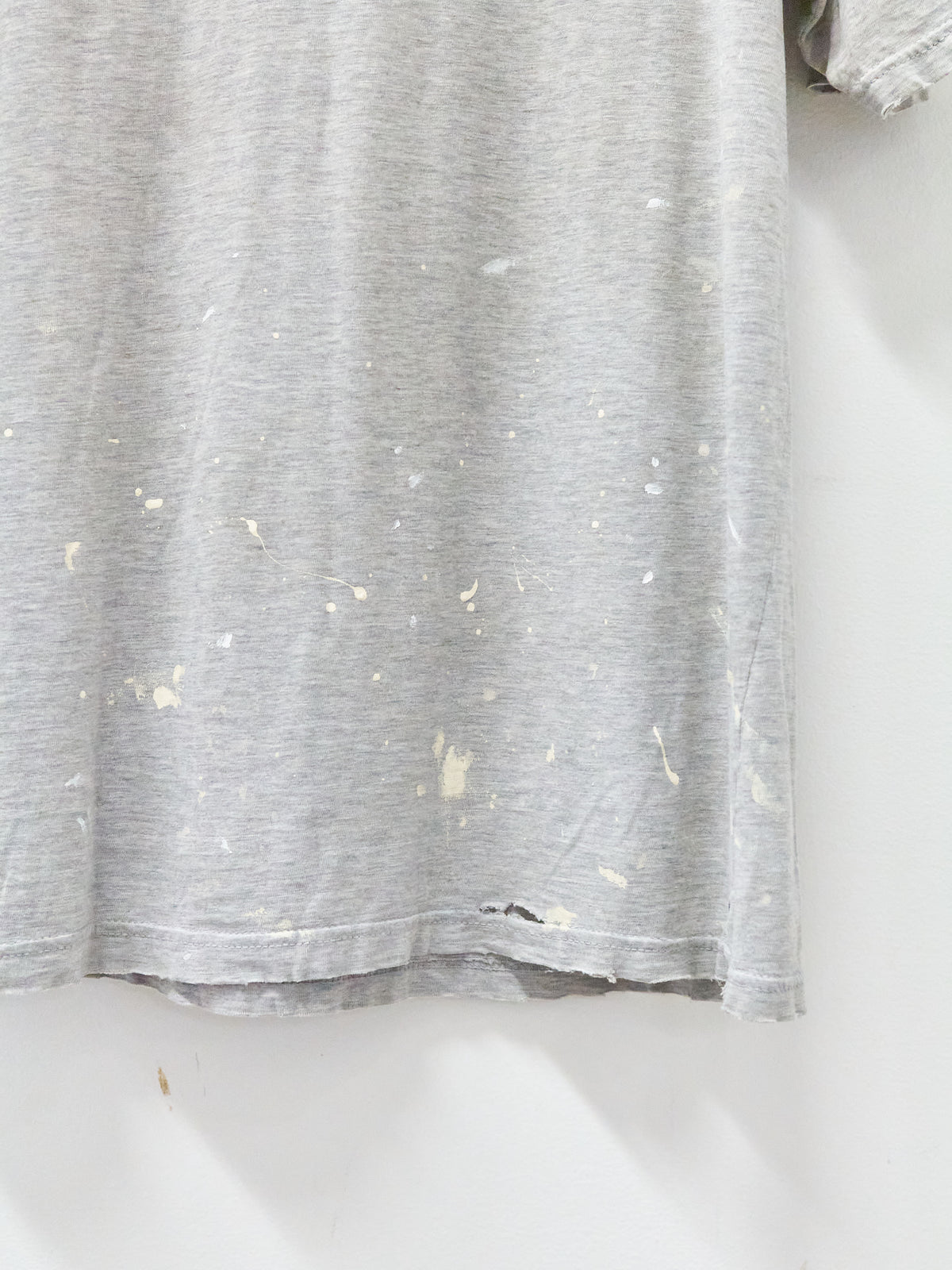 Vintage Polo Sport Thrashed Gray Painter's T-Shirt