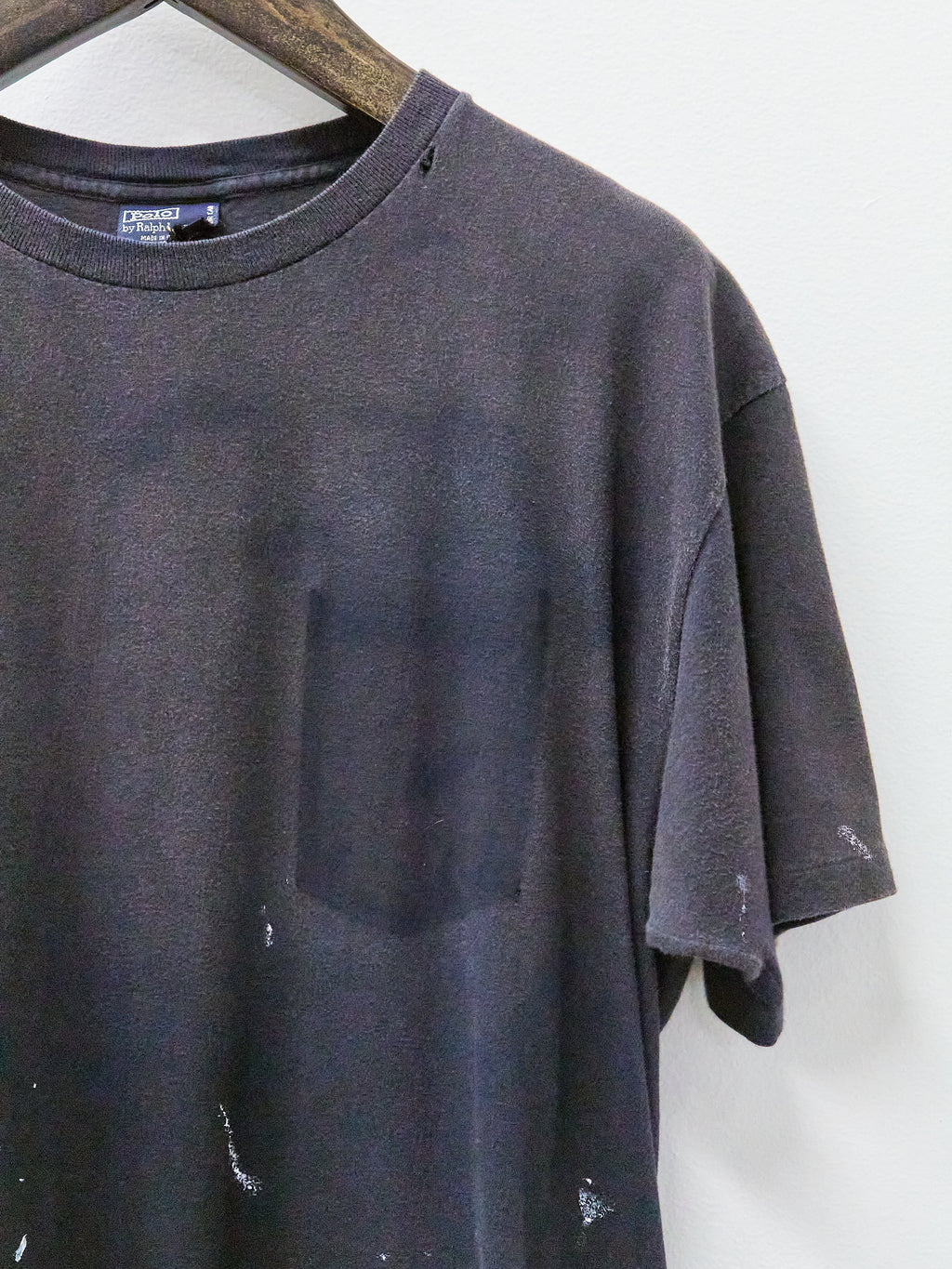 Polo Ralph Lauren Painter's Black Ghost Pocket T-Shirt