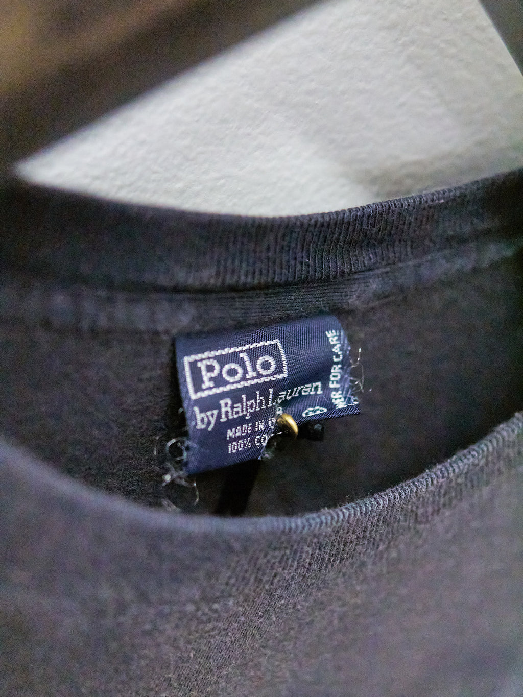 Polo Ralph Lauren Painter's Black Ghost Pocket T-Shirt