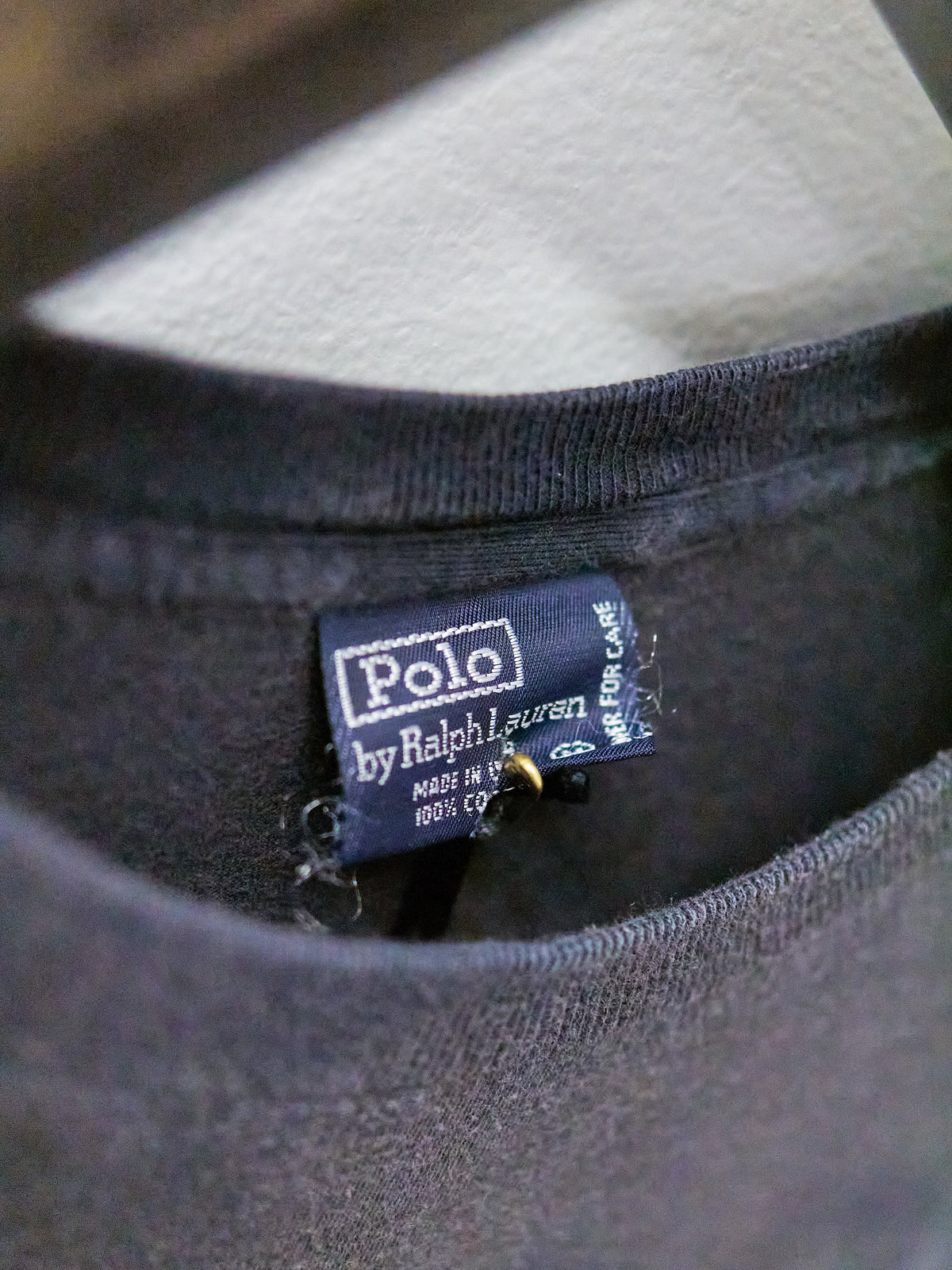 Polo Ralph Lauren Painter's Black Ghost Pocket T-Shirt