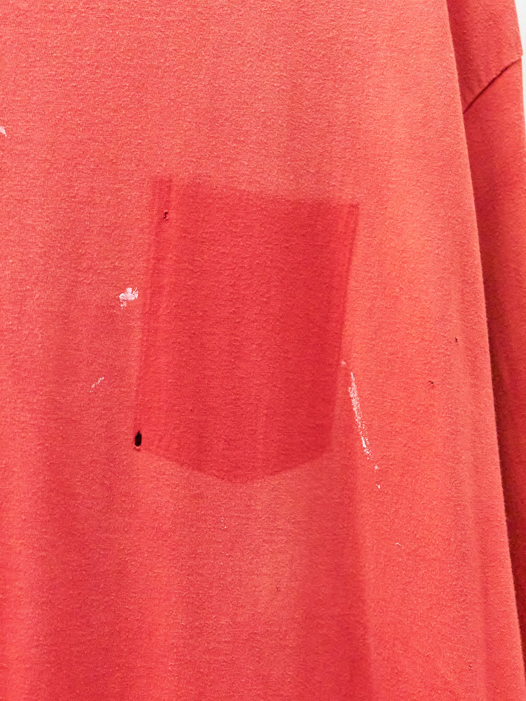 Polo Ralph Lauren Red Ghost Pocket Long-Sleeve T-Shirt