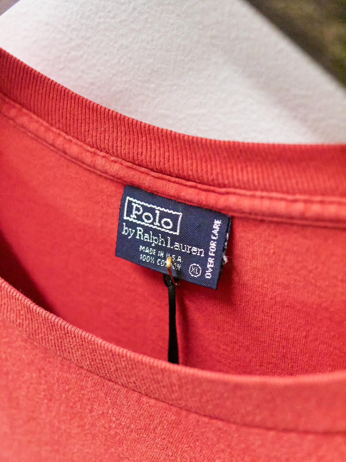Polo Ralph Lauren Red Ghost Pocket Long-Sleeve T-Shirt