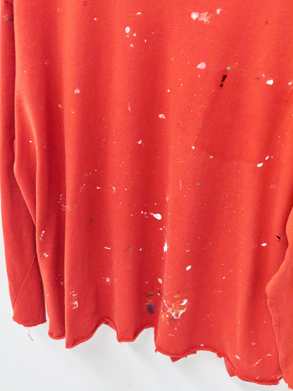 Vintage Polo Sport Red Long-Sleeve Painter's T-Shirt