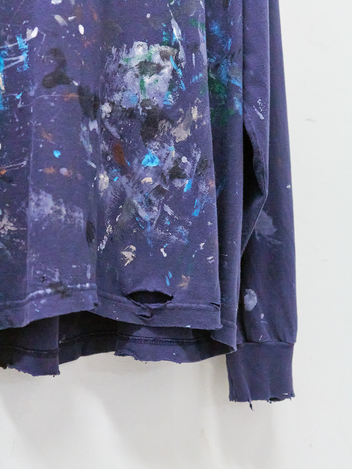 Vintage Polo Ralph Lauren Spell-Out Painter's Long-Sleeve T-Shirt