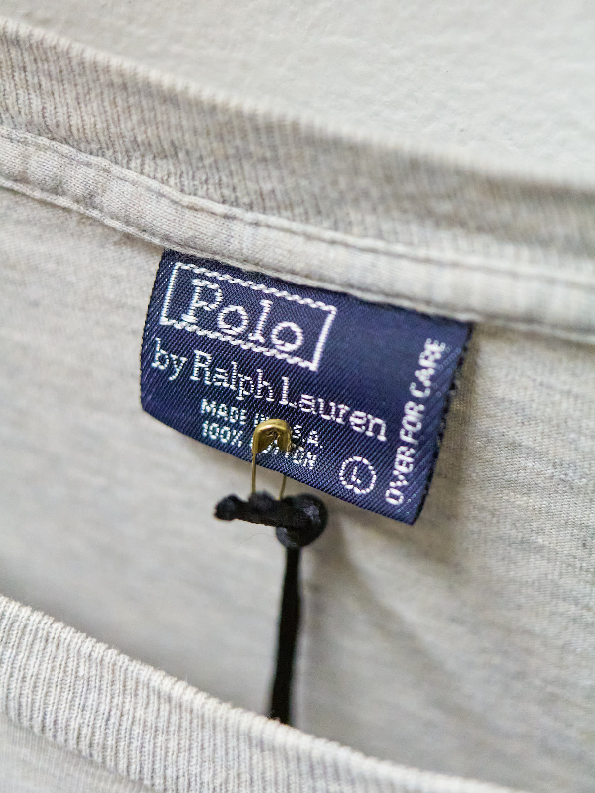 Polo Bear Long-Sleeve Thrashed Pocket T-Shirt