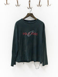 Vintage Polo Ralph Lauren 2000 Black Long-Sleeve Well-Worn T-Shirt