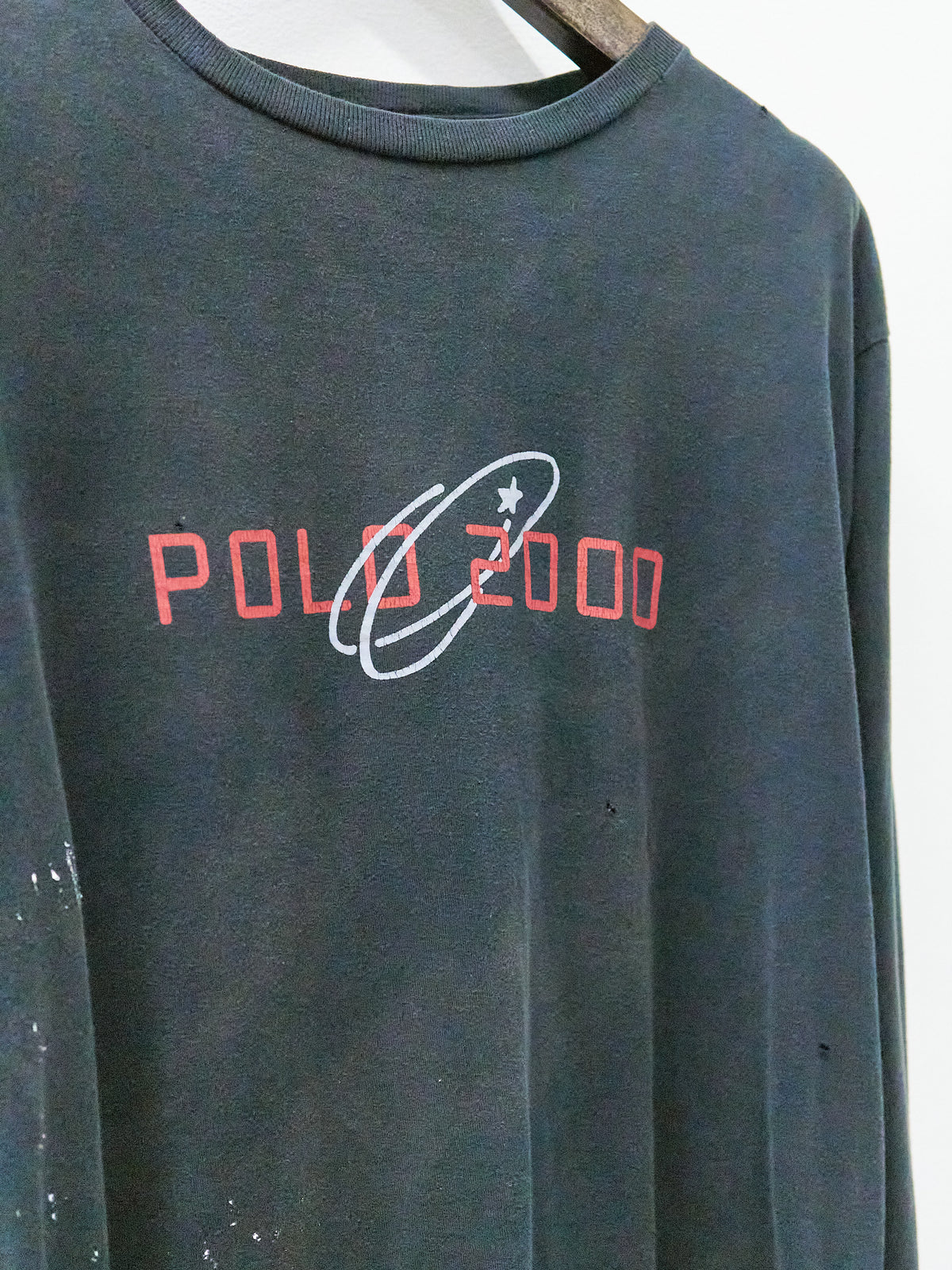 Vintage Polo Ralph Lauren 2000 Black Long-Sleeve Well-Worn T-Shirt