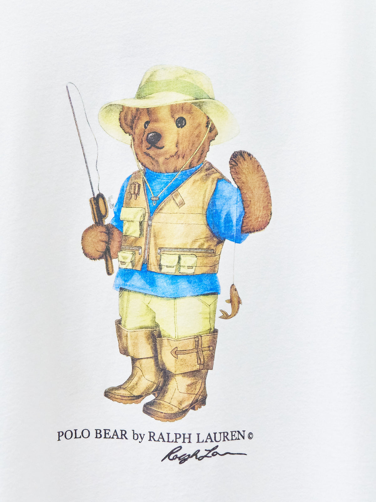 Vintage Polo Ralph Lauren Fishing Bear T-Shirt