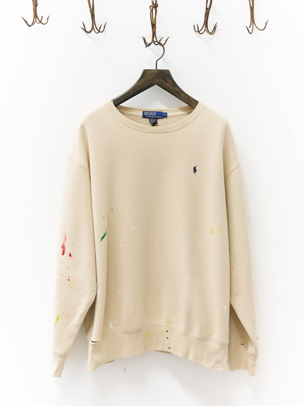 Polo Ralph Lauren Tan Painter's Crewneck