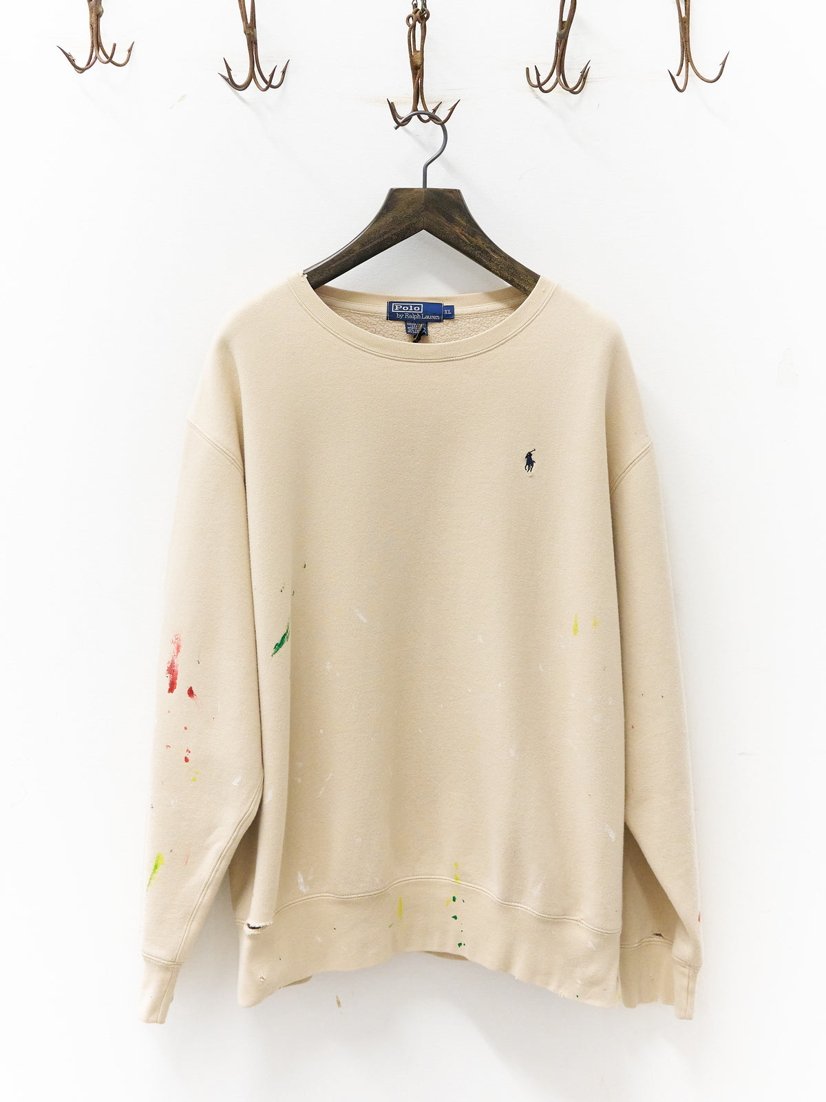 Polo Ralph Lauren Tan Painter's Crewneck