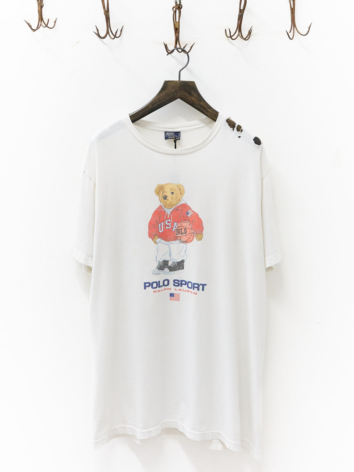 Vintage Polo Bear Thrashed T-Shirt