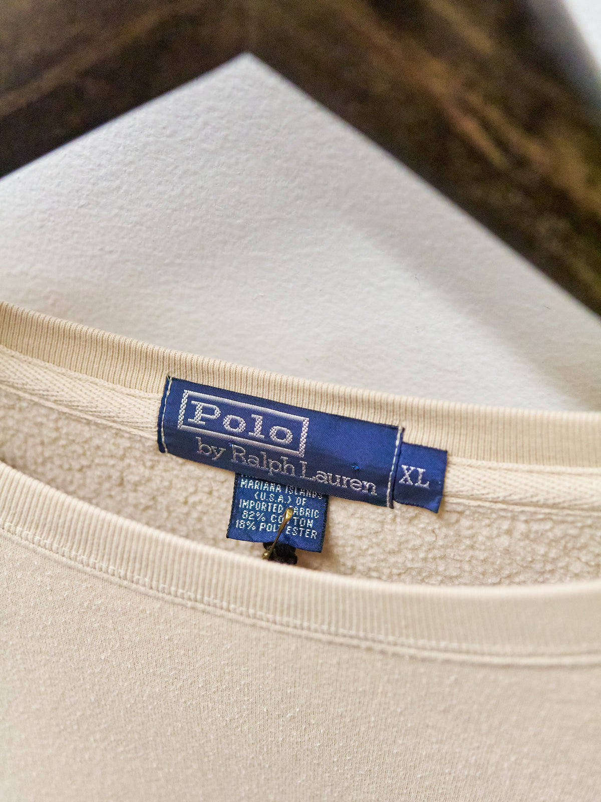 Polo Ralph Lauren Tan Painter's Crewneck