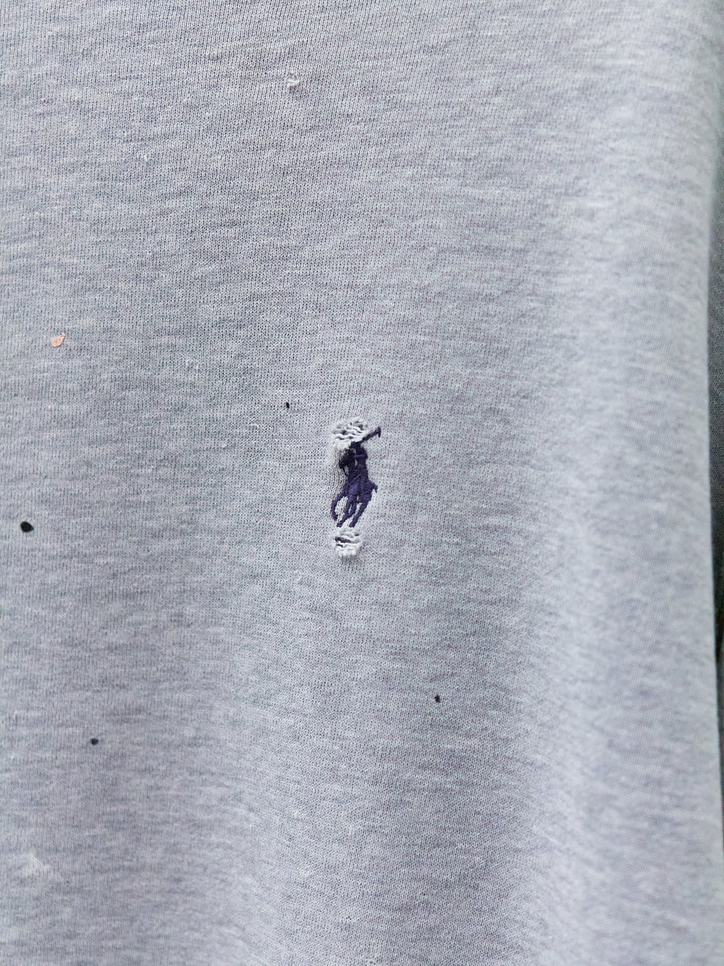 Polo Ralph Lauren Gray Thrashed Crewneck