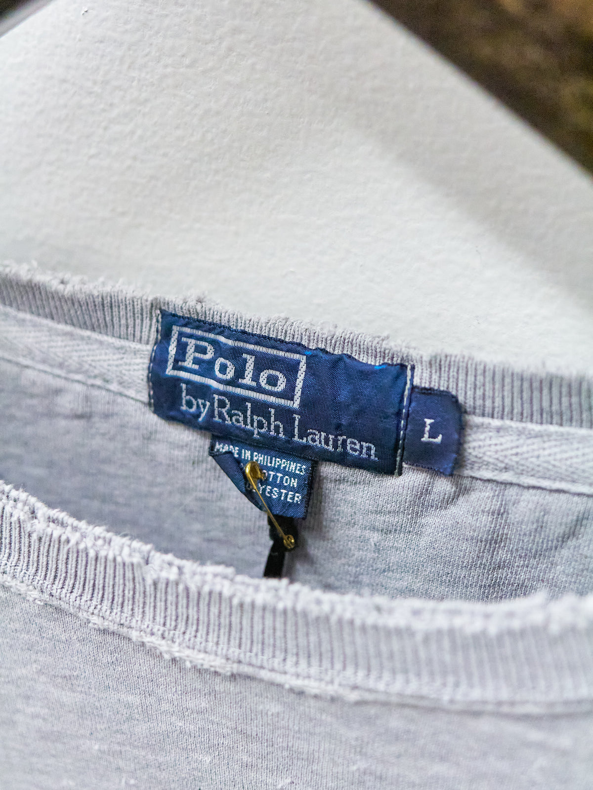 Polo Ralph Lauren Gray Thrashed Crewneck