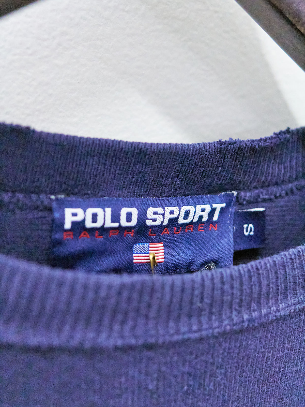 Vintage Polo Sport USA Cropped Sweater