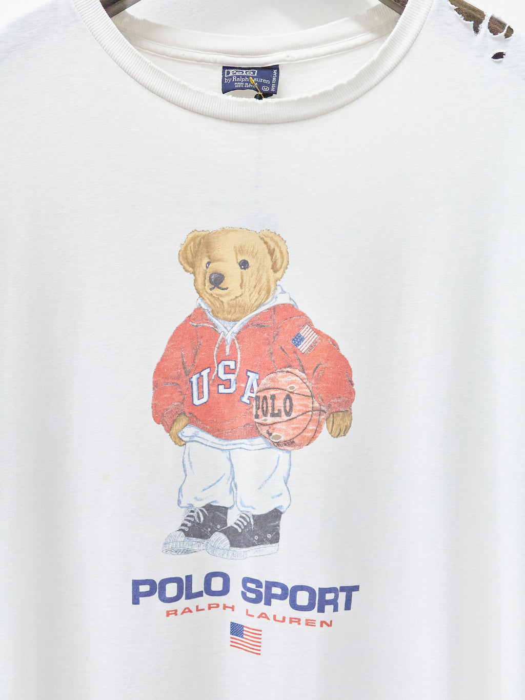 Vintage Polo Bear Thrashed T-Shirt