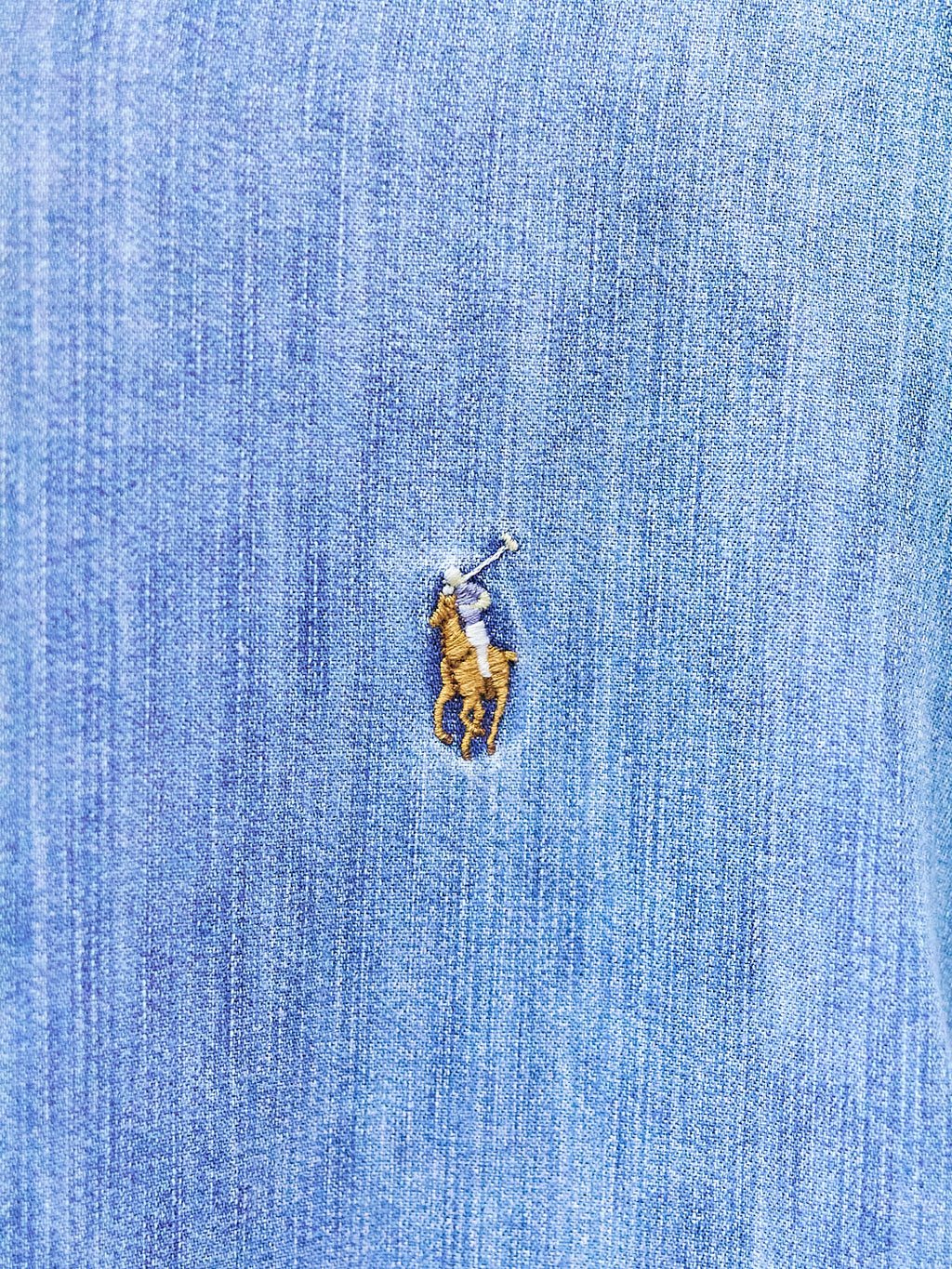 Polo Ralph Lauren Medium-Wash Denim Button Down