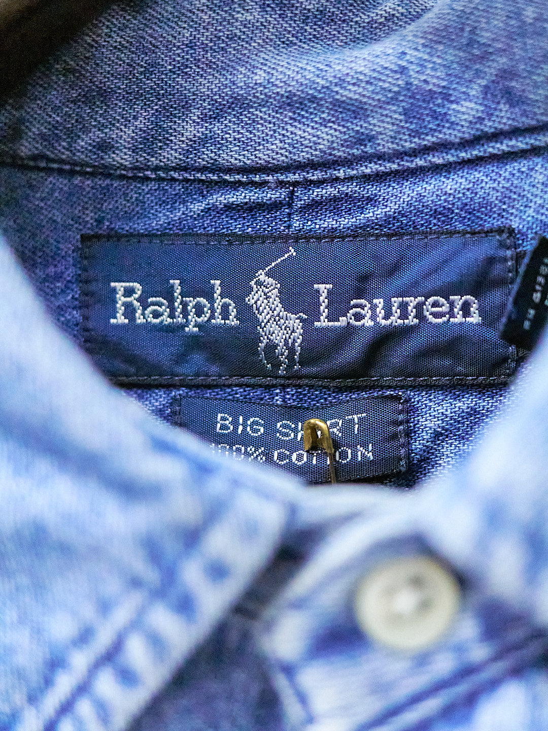 Polo Ralph Lauren Medium-Wash Denim Button Down