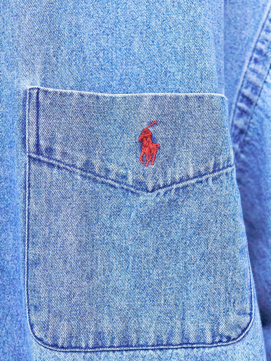 Polo Ralph Lauren Medium-Wash Denim Button Down