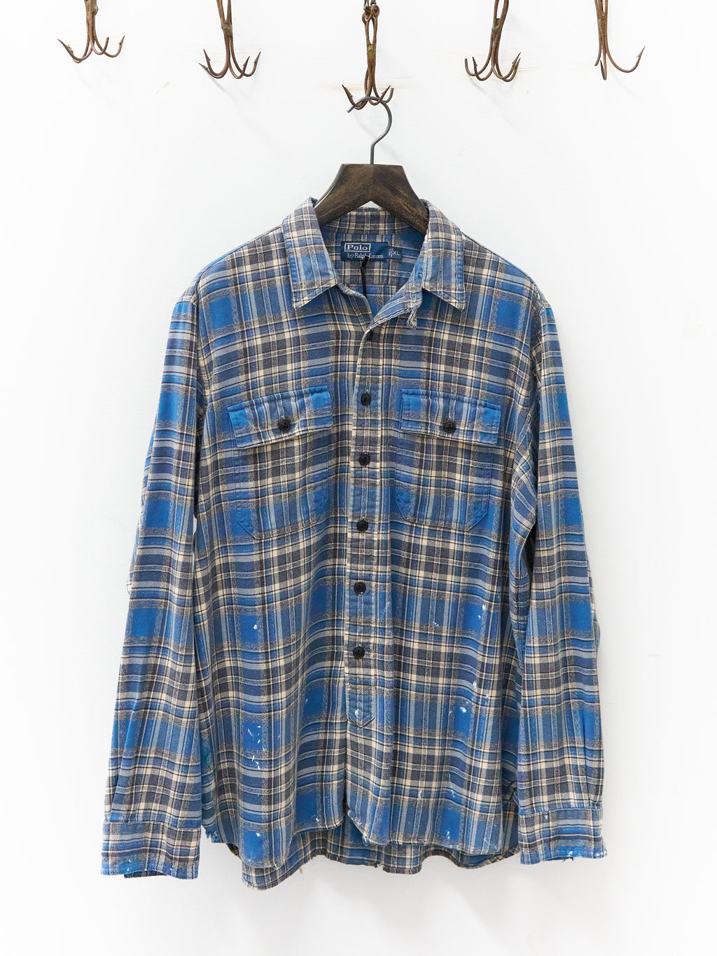 Polo Ralph Lauren Blue Painter's Flannel