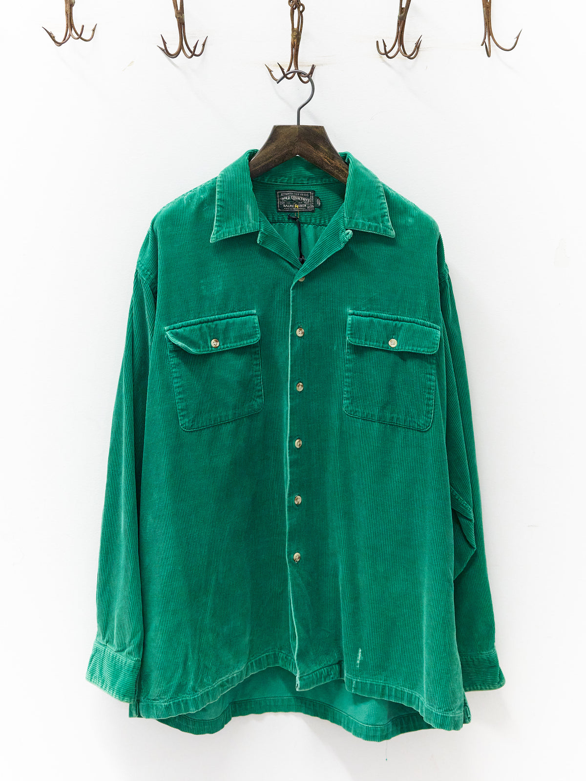 Polo Country Green Corduroy Button Down