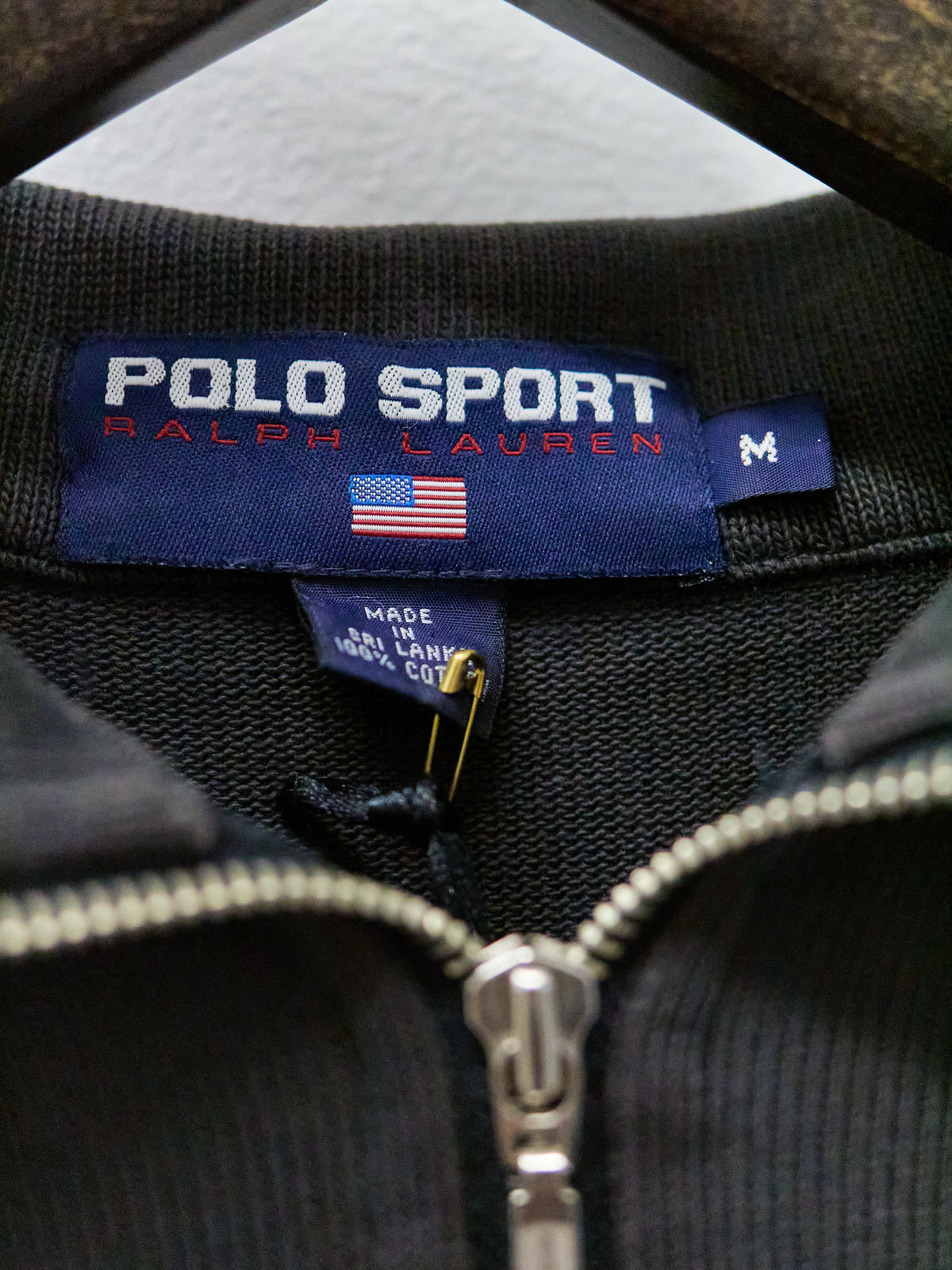 Vintage Polo Sport Spell-Out Quarter-Zip