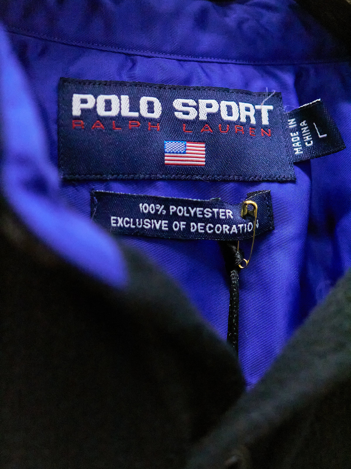 Vintage 90's Polo Sport Arctic Challenge Fleece Button Down