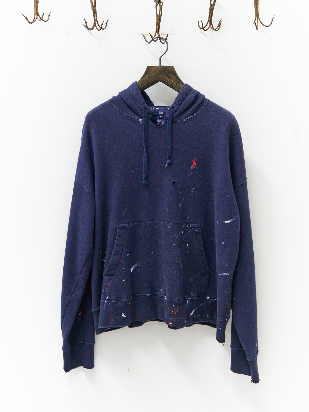 Vintage Polo Sport Navy Painter's Hoodie