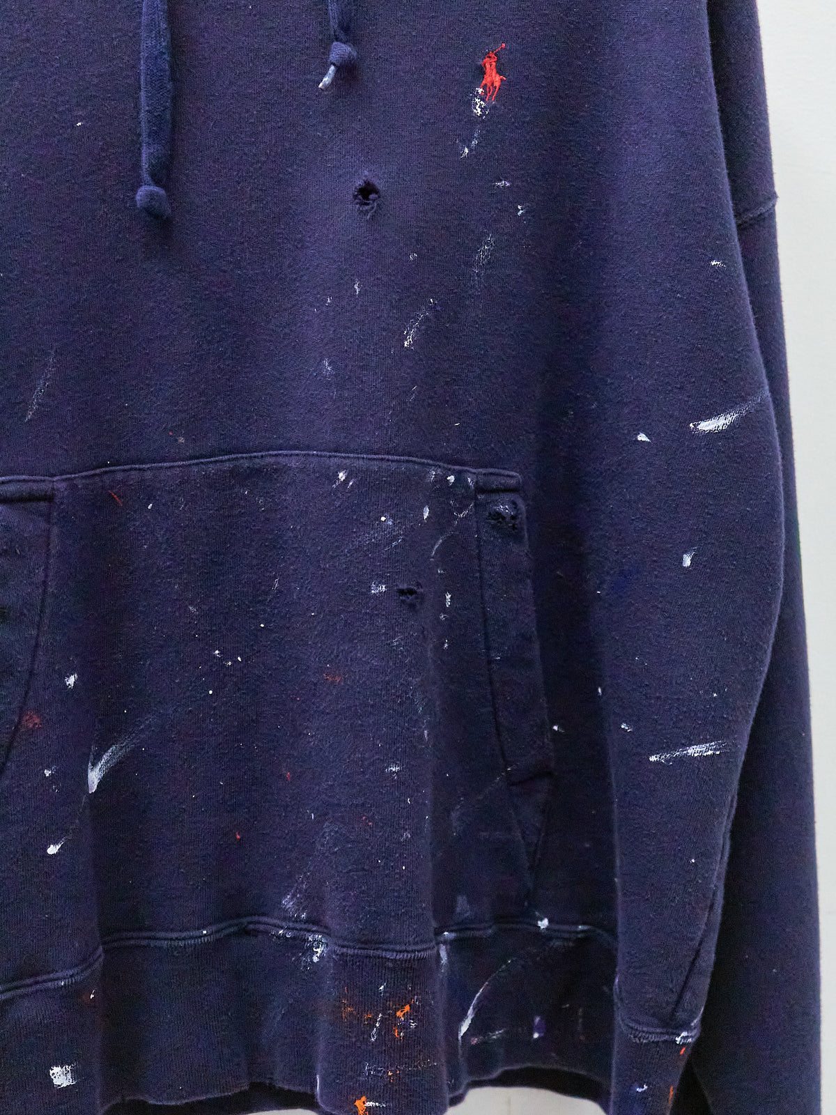 Vintage Polo Sport Navy Painter's Hoodie