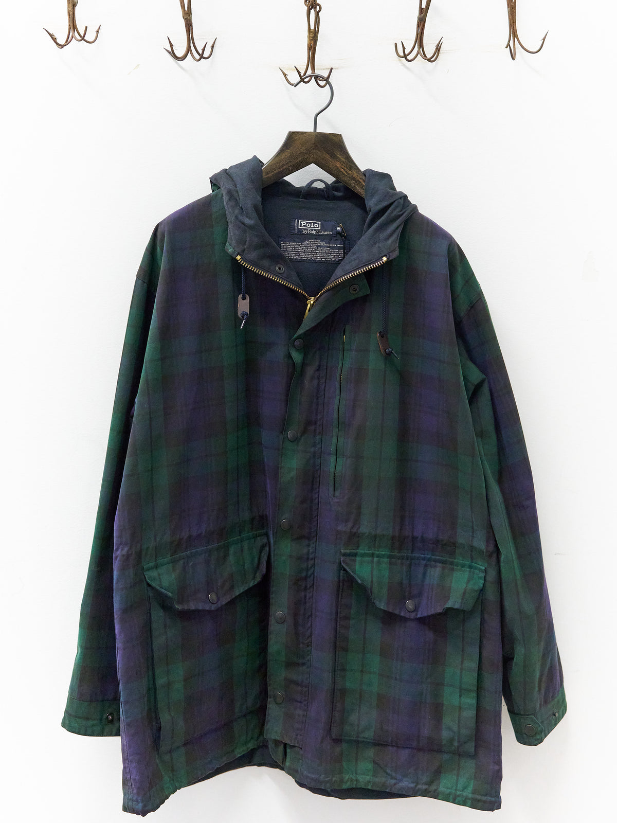 Polo Ralph Lauren Plaid Waxed Coat