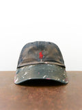 Polo Ralph Lauren Distressed Painter's Black Hat