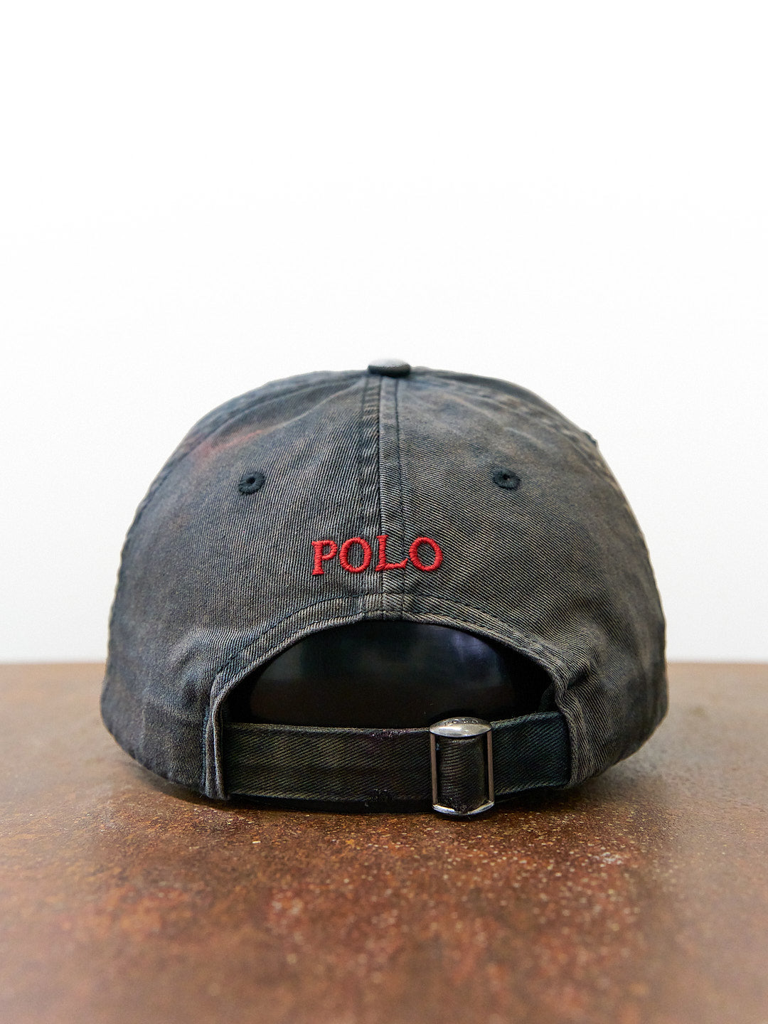 Polo Ralph Lauren Distressed Painter's Black Hat