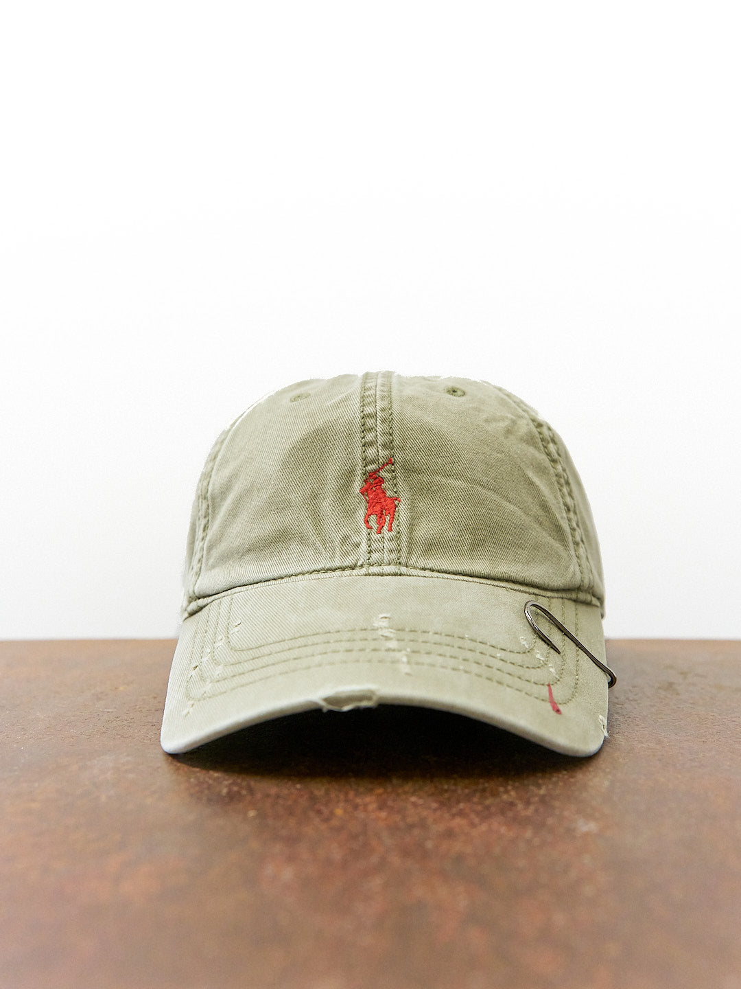 Polo Ralph Lauren Distressed Olive Hat