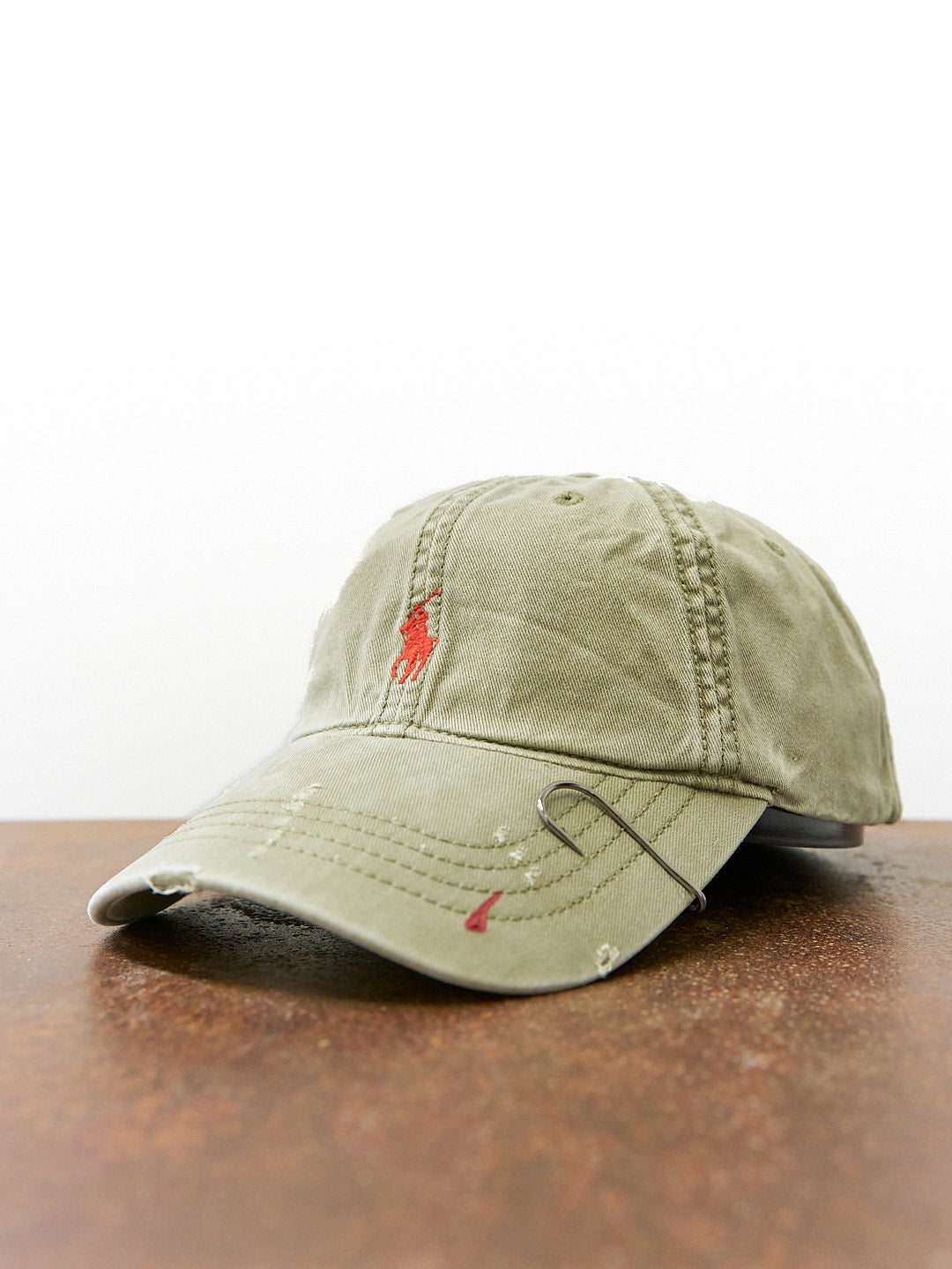 Polo Ralph Lauren Distressed Olive Hat