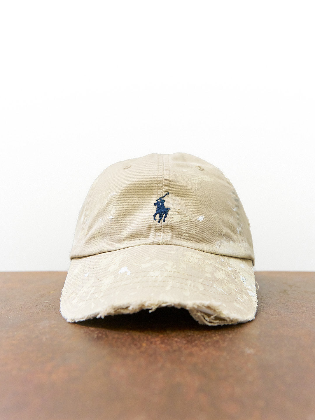 Polo Ralph Lauren Distressed Painter's Tan Hat