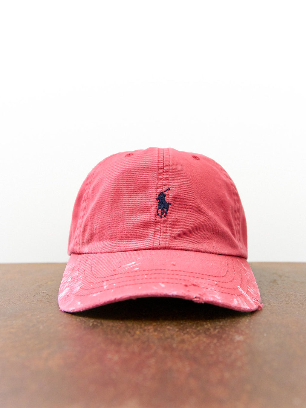 Polo Ralph Lauren Distressed Painter's Faded Red Hat