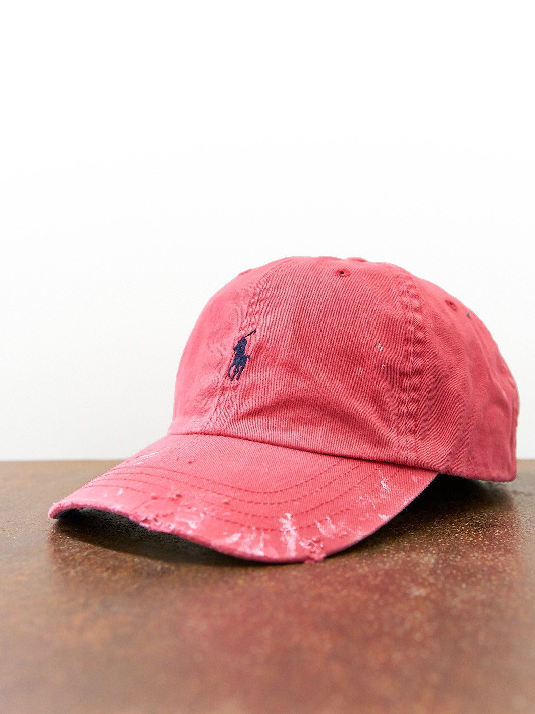 Polo Ralph Lauren Distressed Painter's Faded Red Hat