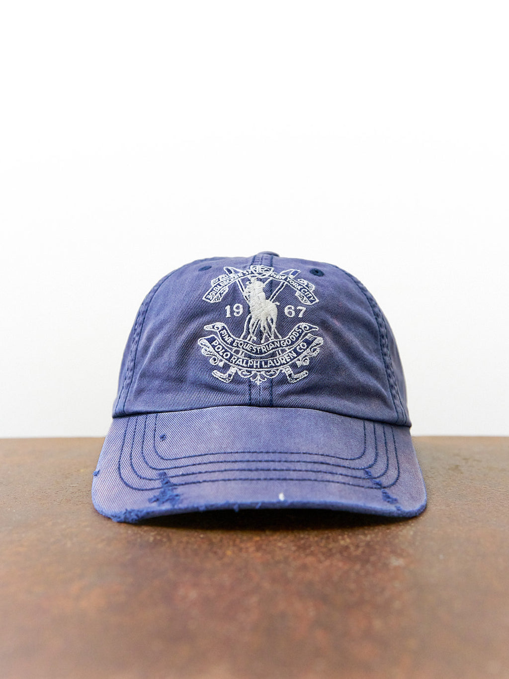 Polo Ralph Lauren Bleeker Street NYC Faded And Distressed Hat
