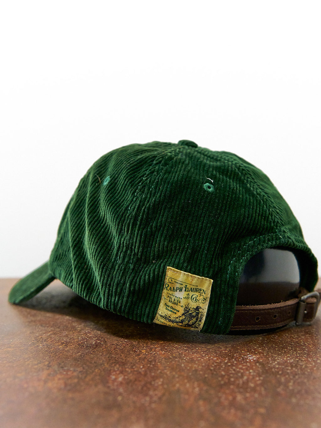Polo Ralph Lauren New York Corduroy Embroidered Green Hat
