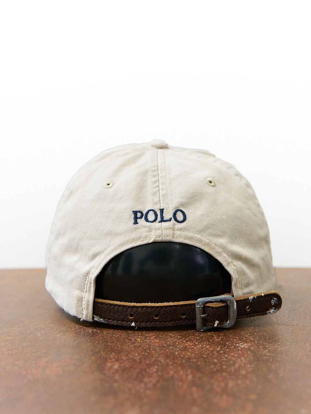 Polo Ralph Lauren Distressed Painter's Tan Hat