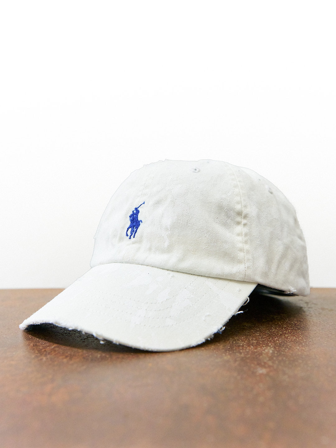 Polo Ralph Lauren Distressed Painter's White Hat
