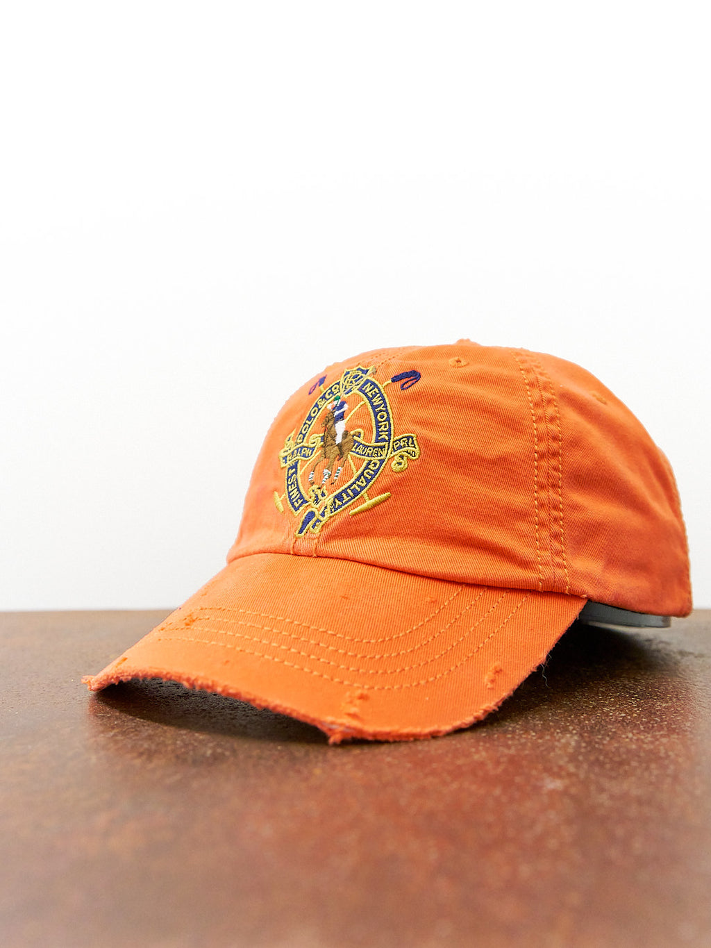 Polo Ralph Lauren Finest Quality Distressed Orange Hat