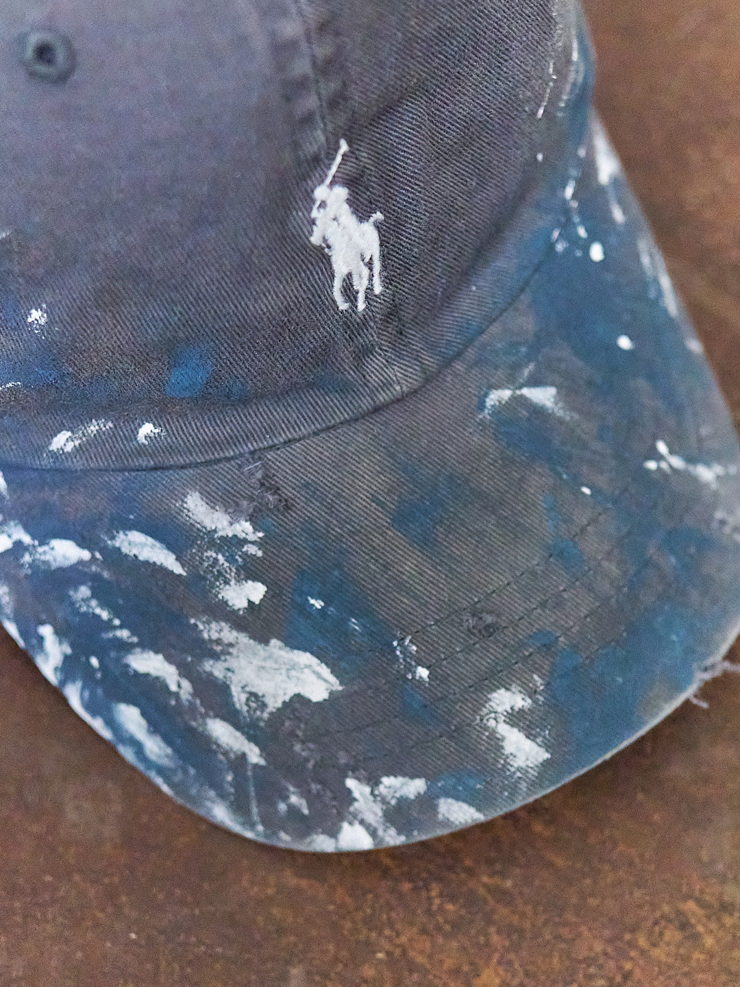 Polo Ralph Lauren Distressed Painter's Faded Hat