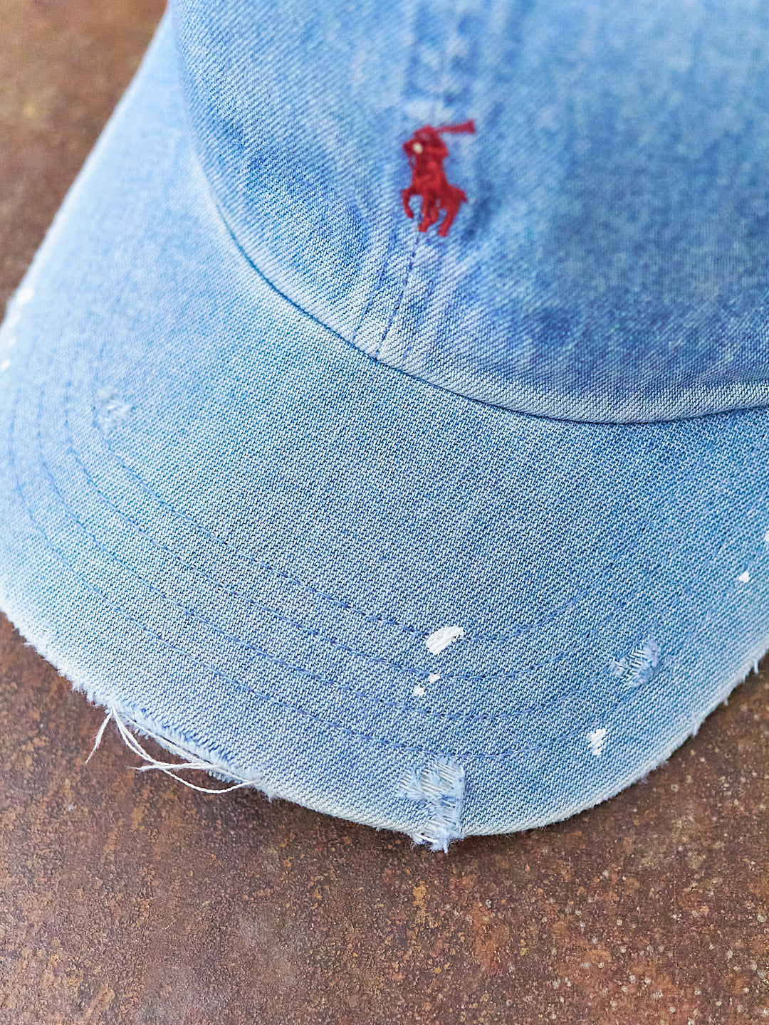 Polo Ralph Lauren Distressed Painter's Denim Hat
