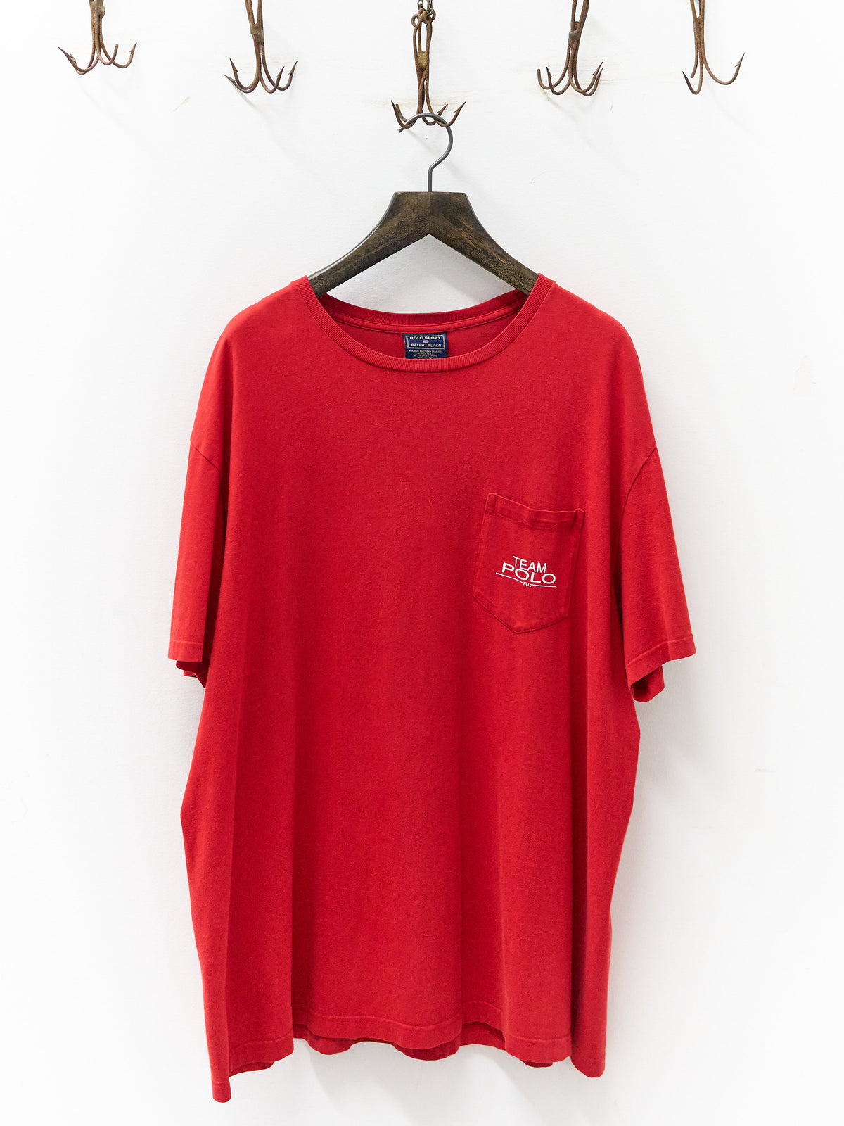 Vintage Polo Sport Team Polo Pocket T-Shirt